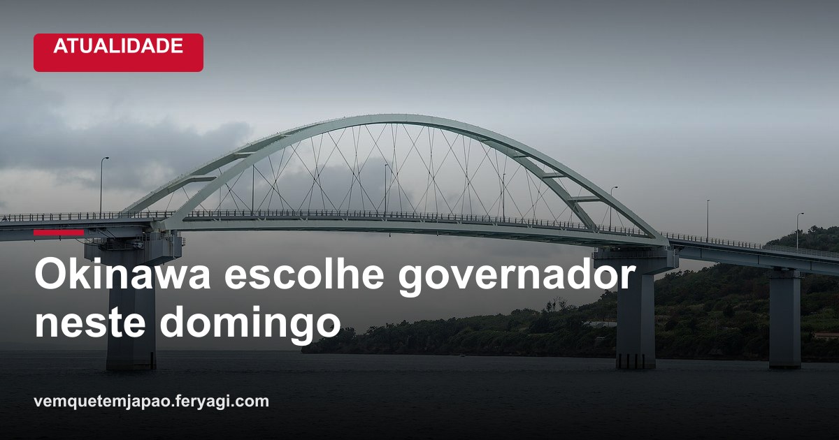 Okinawa elege governador neste domingo em disputa marcada por economia e bases dos EUA